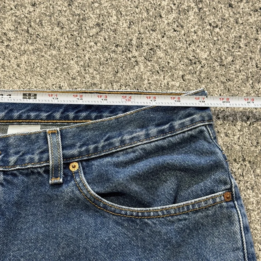Levis 550 Denim Jean Shorts Mens 40 Vintage Y2K Relaxed Fit 9
